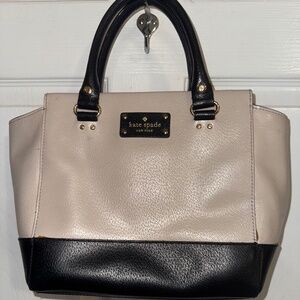 Kate Spade purse blush and black